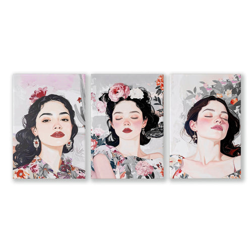 Art Decor For Bedroom Wall | Set of 3 Bohemian Prints