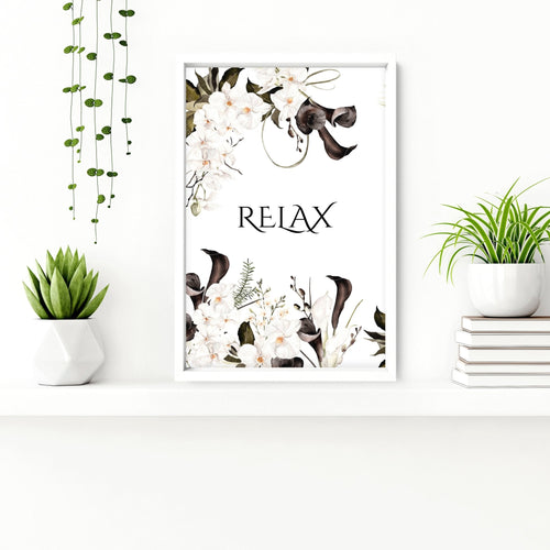 Bathroom Wall Art Black & White Set of 3 Prints