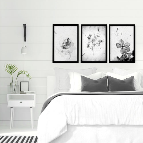 Bedroom Art Prints – Set of 3 Framed Wall Prints