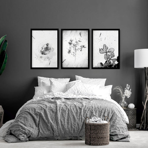 Bedroom Art Prints – Set of 3 Framed Wall Prints