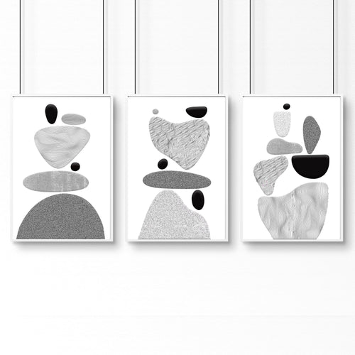 Art Home Office | Set of 3 wall art prints