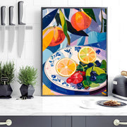 Artwork For Kitchen | Set of 3 Citrus Wall art Prints