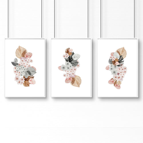 Colorful painting for wall | set of 3 wall art prints for office