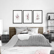 Artwork In Bedroom | Set of 3 wall art prints
