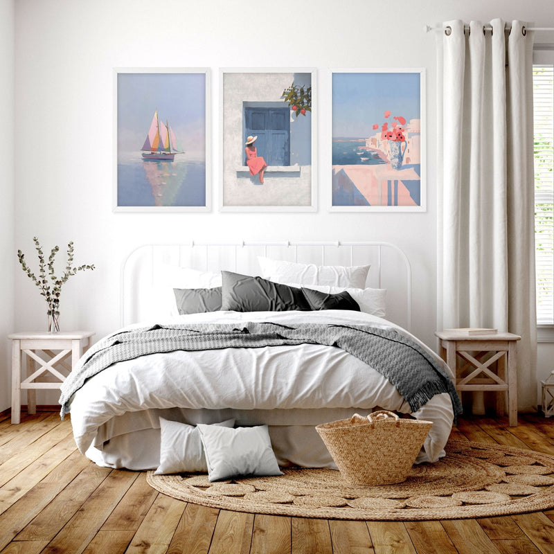 Artwork With Frames | Set of 3 Italian Lifestyle Wall art Prints
