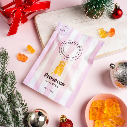 Ask Mummy & Daddy Prosecco Gummy Bears 50g Pouch – Prosecco Flavoured Gummies