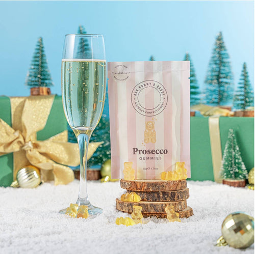 Ask Mummy & Daddy Prosecco Gummy Bears 50g Pouch – Prosecco Flavoured Gummies
