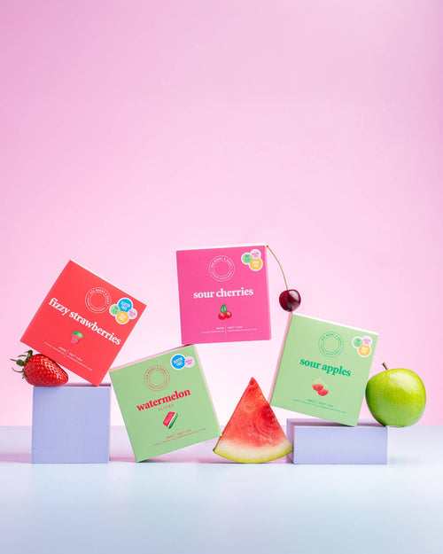 Ask Mummy & Daddy Sour Cherries Gift Box – Sour Cherry Flavoured Sweets