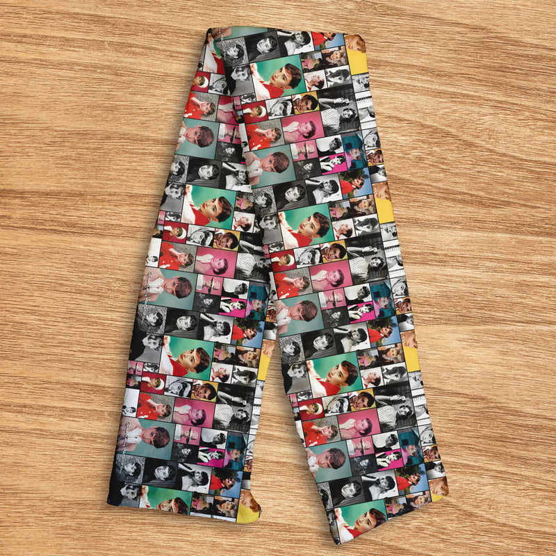 Audrey Hepburn Montage - Soft Fleece scarf
