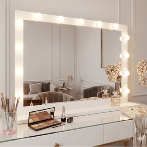 Audrey Hollywood Mirror White 100x80cm