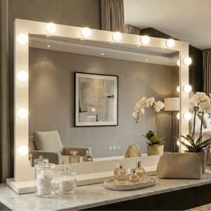 Audrey Hollywood Mirror White 100x80cm