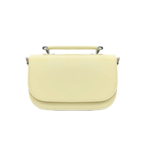 Aura Handmade Leather Bag - Cream