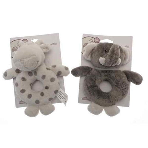 2asst Elli & Raff Teether/Rattle Made From Recycled Plastic
