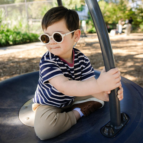 Babiators Original Euro Round Sunglasses - Sweet Cream