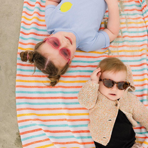 Babiators Original Mirrored Heart Sunglasses - Fuchsia Haze