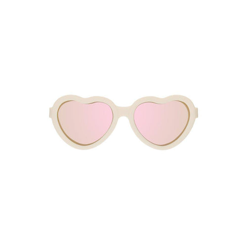 Babiators Polarised Heart Sunglasses - Sweet Cream