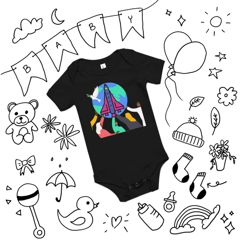 First Home Baby short sleeve one piece