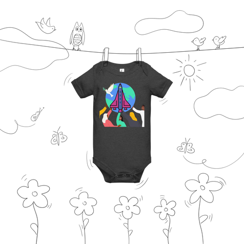 First Home Baby short sleeve one piece