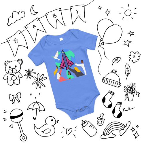 First Home Baby short sleeve one piece