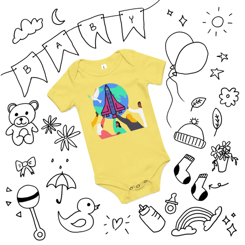 First Home Baby short sleeve one piece
