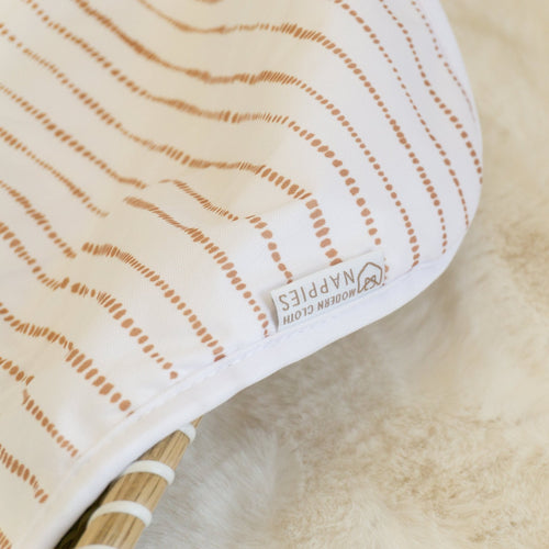 Baby Travel Changing Mats - Dune White with Tan