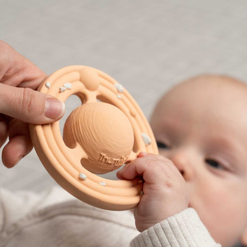 Planet CH3W® Ringed Planet - Natural Rubber Space Teether Toy