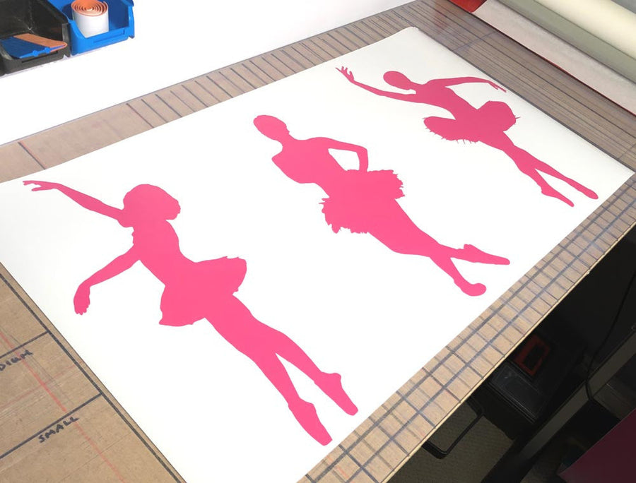 Ballerina wall stickers | Ballet wall art