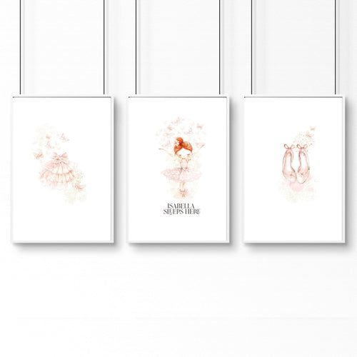 Ballet Dancer Wall Art | Set of 3 wall art prints