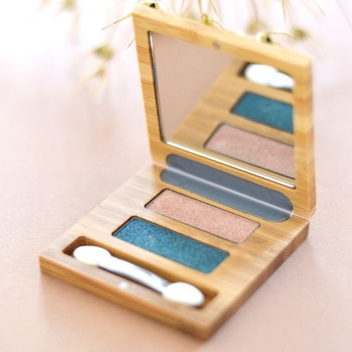 Bamboo Duo Eyeshadow Palette | Empty Refillable Makeup Compact
