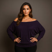 Sparkly Shimmer Off Shoulder Bardot Top