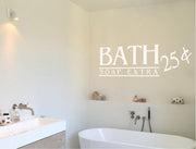 Bath Wall Sticker | Bathroom Quote Decor
