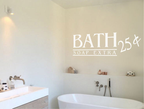 Bath Wall Sticker | Bathroom Quote Decor