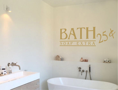 Bath Wall Sticker | Bathroom Quote Decor