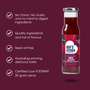 BBQ Sauce with Smoked Paprika 275g – Low FODMAP & Vegan