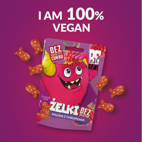 BB 30/09/2026 Kids Jelly Beans - Raspberry with Crisps 35g