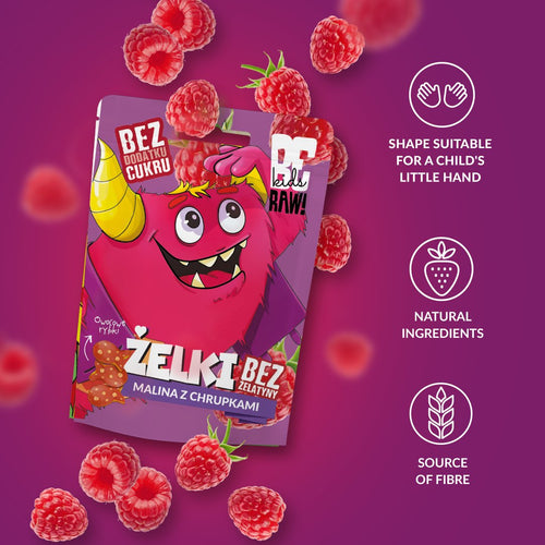 BB 30/09/2026 Kids Jelly Beans - Raspberry with Crisps 35g