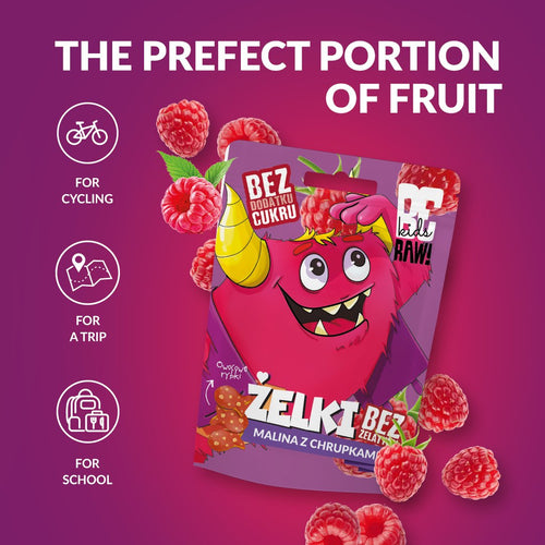 BB 30/09/2026 Kids Jelly Beans - Raspberry with Crisps 35g