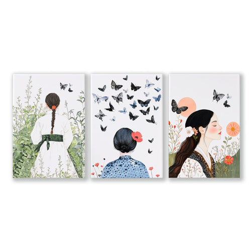 Bedroom Wall Art Decor | Set of 3 Wall art Prints