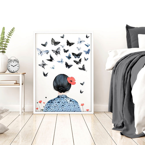 Bedroom Wall Art Decor | Set of 3 Wall art Prints