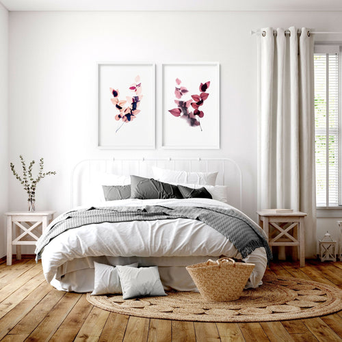 Wall Art for Bedroom Set of 2 | Framed Prints