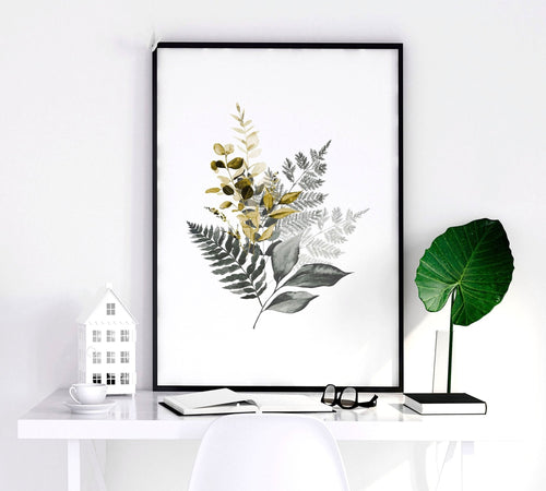 Artwork for Bedroom Walls | Grey Set of 3 Prints