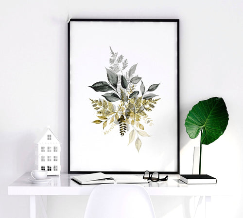 Artwork for Bedroom Walls | Grey Set of 3 Prints