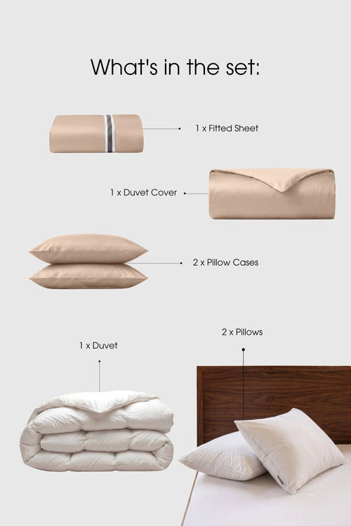 Sateen Move-In Bedding Set