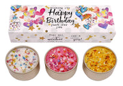Best Kept Secrets Just Because | Happy Birthday 3 Mini Candle Set