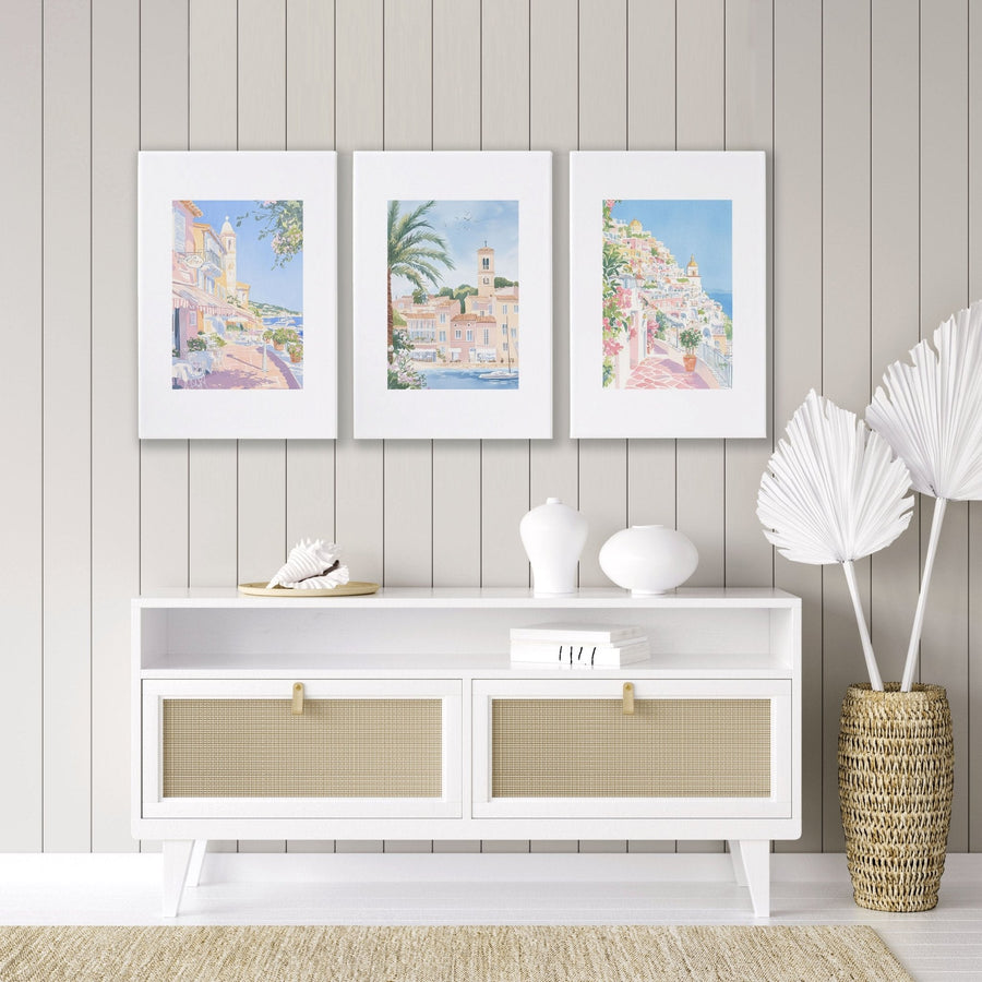 Best Wall Art For Living Room | Set of 3 Beach Decor Wall art Prints