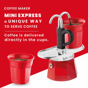 Bialetti Mini Express 'R' Double Serve (2 Cups & 2 Cup Coffee Maker)