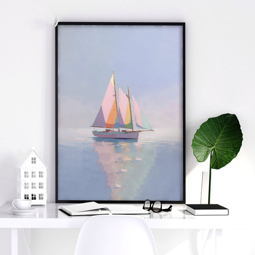 Big Poster For Home Office | Set of 3 Italian Lifestyle Wall art Prints