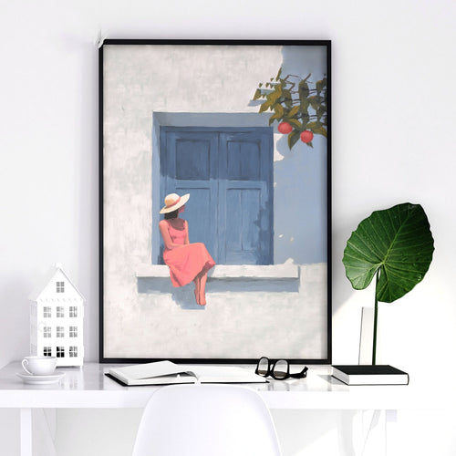 Big Poster For Home Office | Set of 3 Italian Lifestyle Wall art Prints