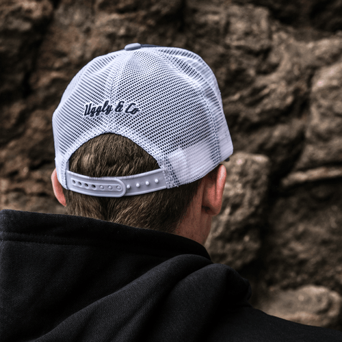 Blue Surf Diamond Trucker Hat