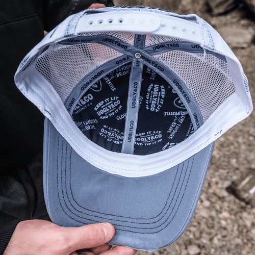 Blue Surf Diamond Trucker Hat